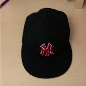 NY yankee black hat